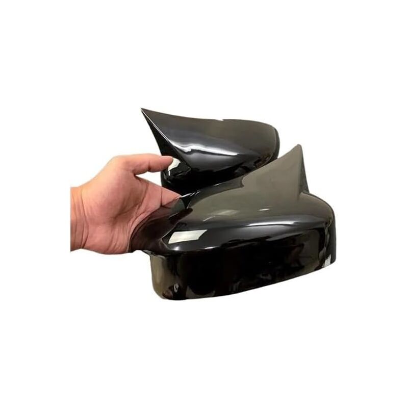 Couvercles rétroviseur voiture Accessoire Noir Brillant BATMAN Étui Voiture Bouclier Miroir Couverture Pour Ford Pour Focus 3 - 3.5 2012 2013 2014