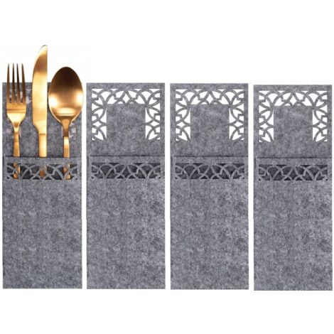 COUVERT À COUVERTS NOËL 4 SZT KF357-4G GREY