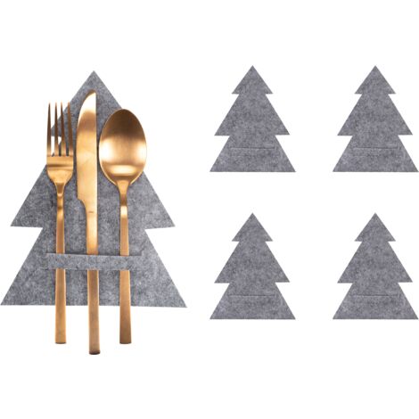 COUVERT À COUVERTS NOËL 4 SZT. KF370-4 GREY