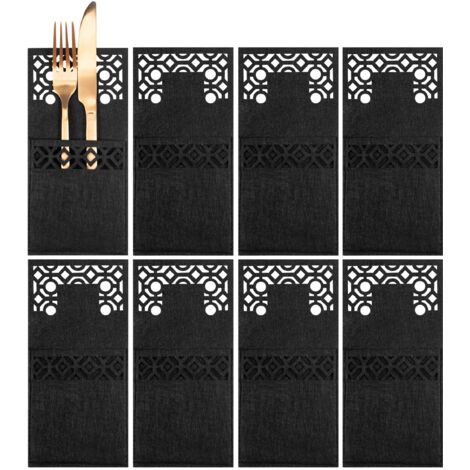 COUVERT À COUVERTS NOËL 8 SZT (KF357-4B X2) BLACK