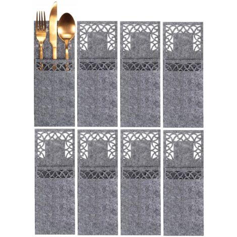 COUVERT À COUVERTS NOËL 8SZT KF357 GREY GREY
