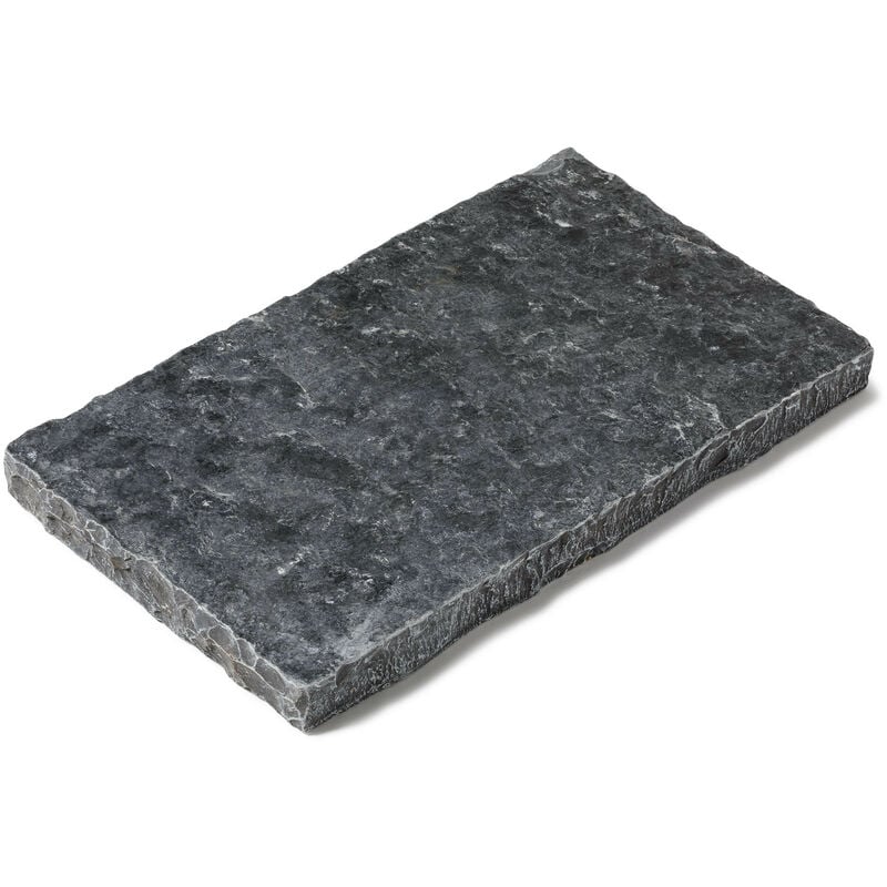 Ro'ma Nature - Couvertine de mur en Pierre Naturelle Tandur - 50x30x4 cm - Noir