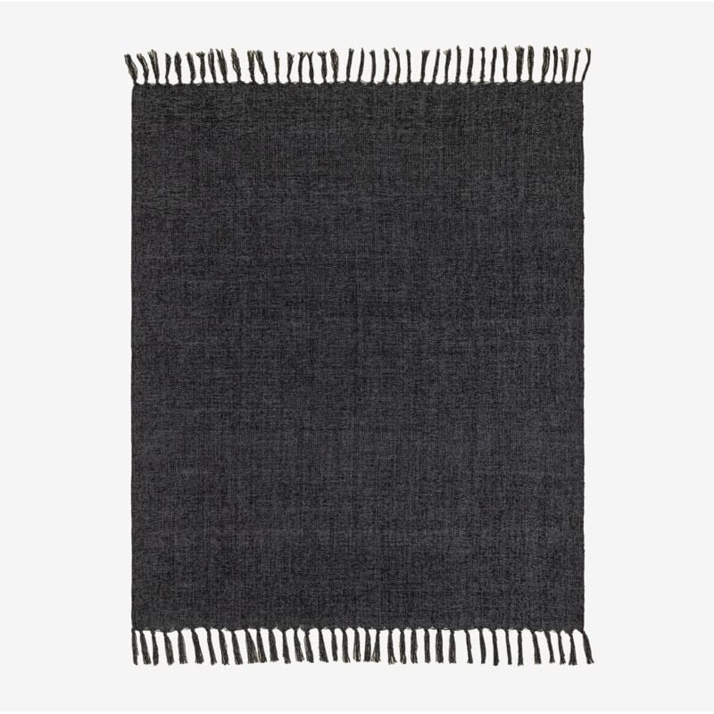 Sklum - Plaid Manta en chenille Maidina Gris Graphite