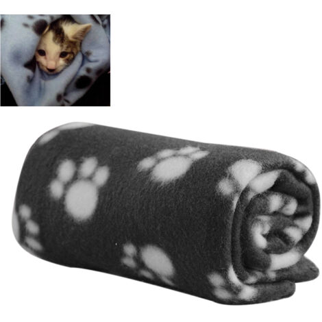 Couverture Chaude Hiver pour Chats et Chiens 100x70cm - Matelas Doux Double Face pour Animaux