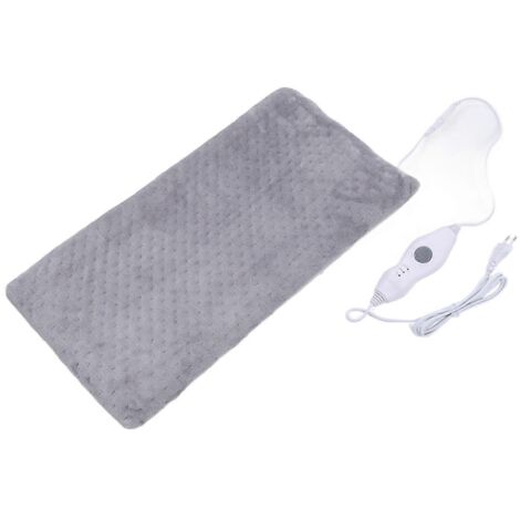 Couverture chauffante 2024 avec protection contre la surchauffe, chaude et respirante, en fibre de carbone et coton, douce et confortable, pour la maison, prise UE 220 à 240 V