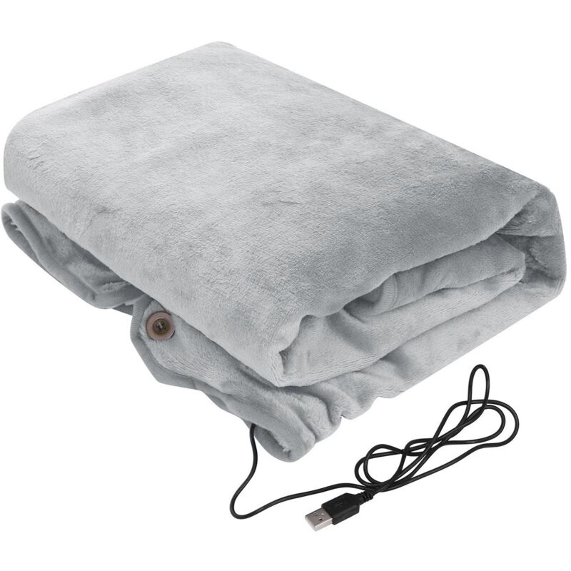 KZQ - Couverture chauffante alimentée par usb Couverture chauffante Couverture chauffante en Flanelle Douce et Confortable, Lavable en Machine,