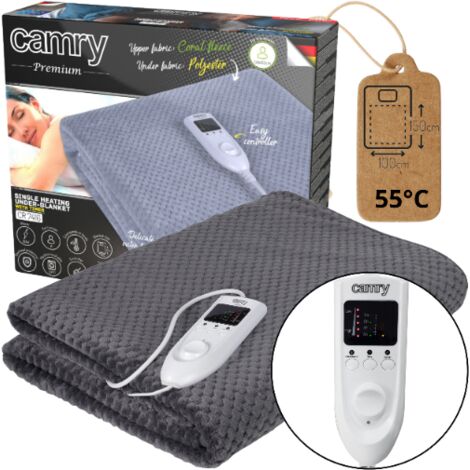 Couverture chauffante Camry Premium CR 7416 60 W Gris