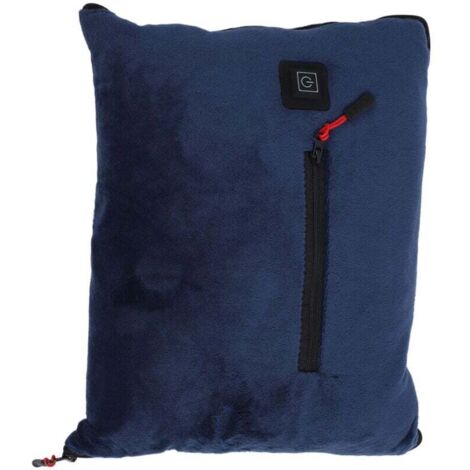 Couverture chauffante Coussin chauffant USB Température réglable Chauffage rapide Couverture électrique en polyester pour l'hiver Bleu