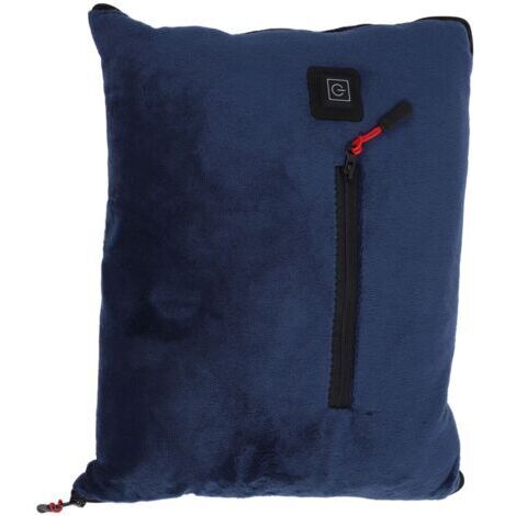 Couverture chauffante Coussin chauffant USB Température réglable Chauffage rapide Couverture électrique en polyester pour l'hiver Bleu