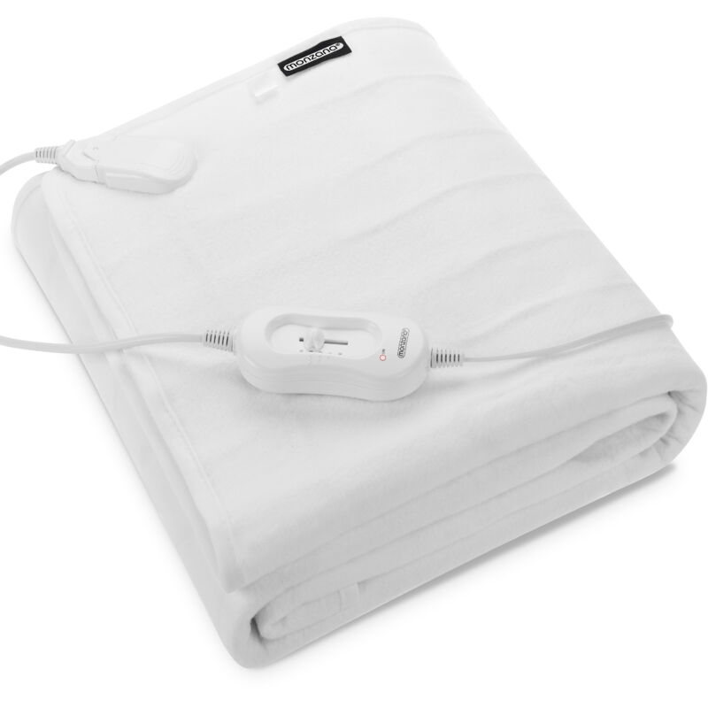 Monzana - Couverture chauffante électrique douce et lavable chauffe matelas 60W 150x80 cm avec interrupteur