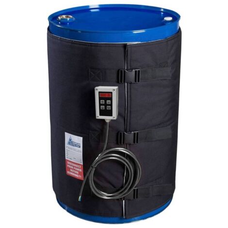 Couverture chauffante de fûts 0-90°C 200 litres  530 W  230 volts