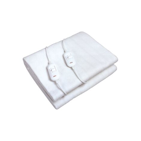 Couverture chauffante double couverture chauffante 140x160 cm re'gulation de la tempe'rature du lit chauffant et double isolation
