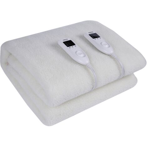 Couverture chauffante électrique 180x160cm – 8 niveaux de chauffage – Protection contre la surchauffe – Lavable en machine à 30°C – Camry - CR7421