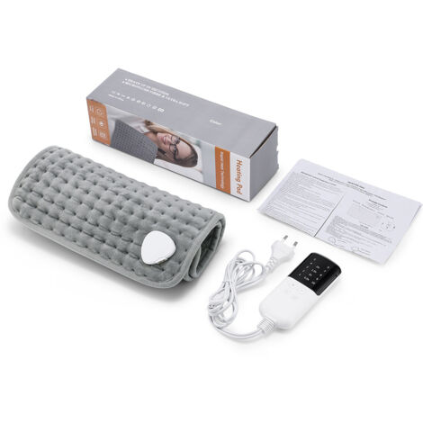 Couverture chauffante électrique à 10 niveaux de température, couverture chauffante électrique à brancher pour la maison, coussin chauffant de physiothérapie