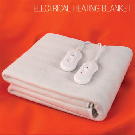 Couverture Chauffante électrique Double 160 X 140 Cm Double Régulateur