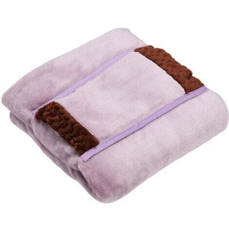 Couverture chauffante électrique USB, châle, couverture chauffante, lavable, pour l'hiver, pour les mains et les épaules, pour la maison et le bureau，rose
