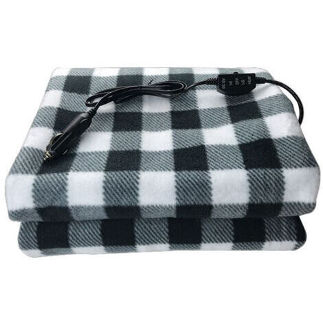 Couverture chauffante pour voiture 12v, couverture électrique chaude d'hiver, couverture chauffante électrique, contrôle de la température réglable