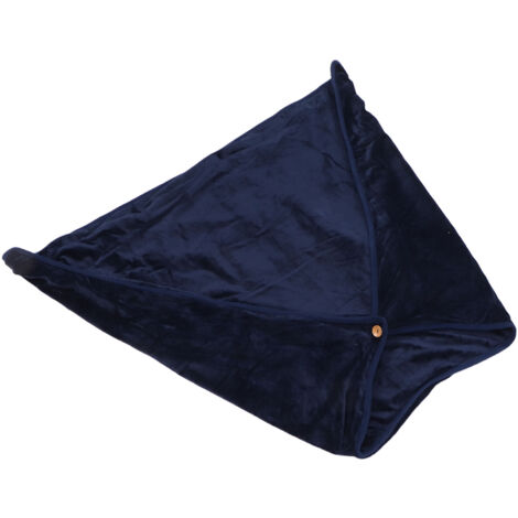 Couverture chauffante USB pour les genoux - Bleu - Parfaite pour la sieste en hiver