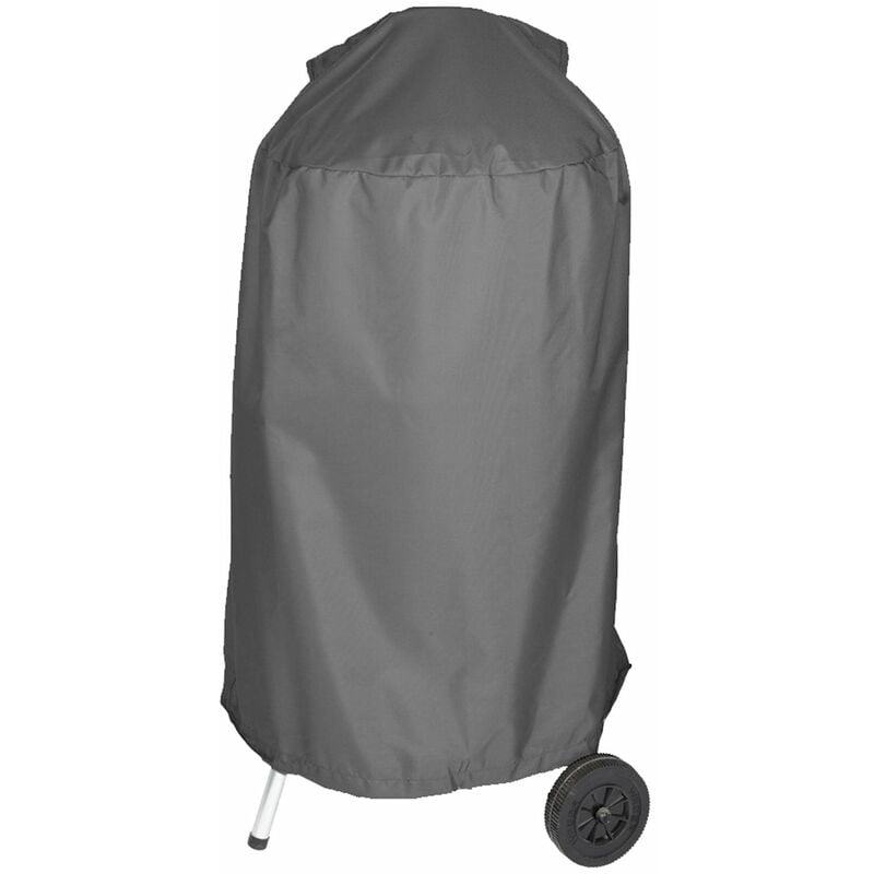 Magazzini Cosma - couverture couverture pour un barbecue rond en tissu imperméable 60x80 cm couleur anthracite
