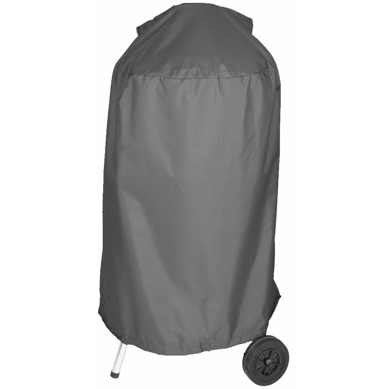 Gardeness - couverture couverture pour un barbecue rond en tissu imperméable 60x80 cm couleur anthracite