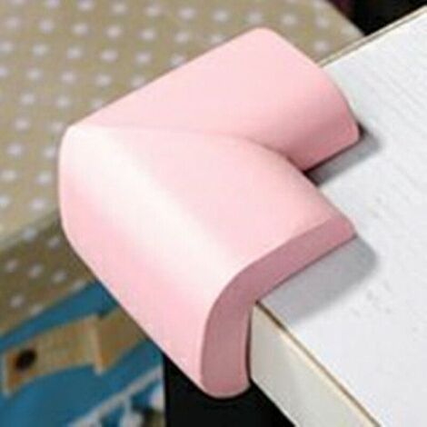 Couverture d'angle de bureau 8 pièces/ensemble couverture d'angle de sécurité pour bébé enfants coin de bureau couverture de Protection de bord bande Pad couverture d'angle de bureau 8 pièces rose