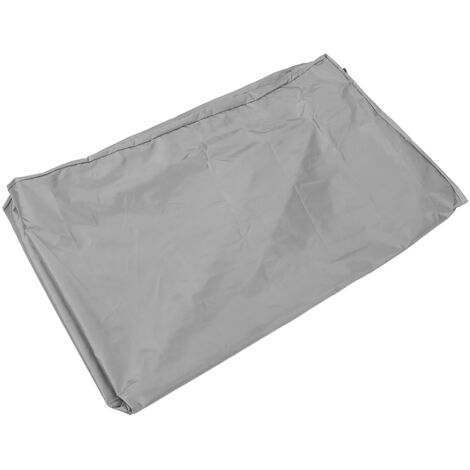 Couverture d'auvent pivotante étanche à la poussière, accessoire de remplacement pour cour extérieure de jardin gris