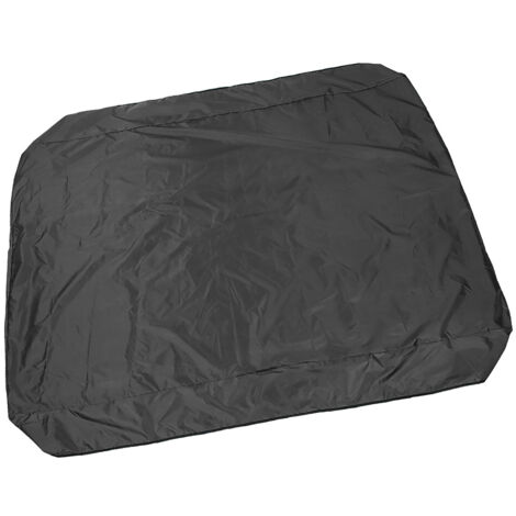 Couverture d'auvent pivotante étanche à la poussière, accessoire de remplacement pour jardin extérieur et cour, noir