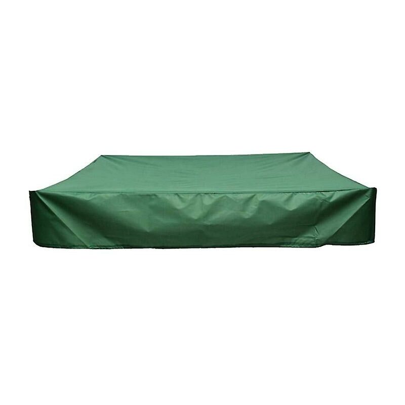 Carré bac à sable couverture imperméable bâche Portable enfants Bunker jouet (180*180 cm) vert