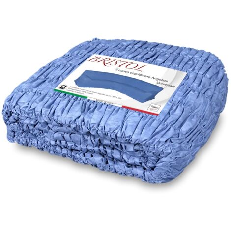 Couverture de canapé ANGULAIRE UNIVERSELLE DE BRISTOL, ROYAUME-UNI BLEU