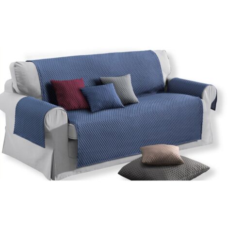 Couverture de canapé BL SALVADIVANO BULLES BLEUES POUR LE MASSAGE D'EFFET PAS D'UNE PLANCHE À REPASSER 2 PLACES de cm. 125