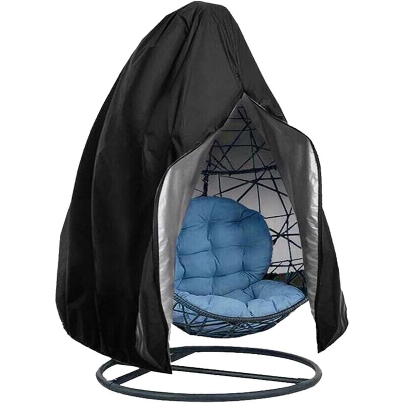 Couverture de Chaise Suspendue Jardin Rotin Osier Fauteuil Suspendu Housse de Protection pour œufs Chaise résistant à l'eau et à la poussière - 190