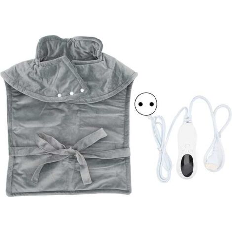 Couverture de Châle Chauffante électrique à 10 Niveaux, pour Soulager Les Douleurs aux épaules et au Dos, Parfaite pour Un Usage Domestique en Hiver