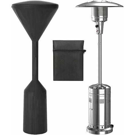 Couverture de Chauffe-Patio, Housse pour Parasol Chauffant en 210D Oxford Imperméable, Bache de Protection pour Chauffage de Terrasse Extérieur Anti-Poussière/Vent (241x86x47cm) -Versailles