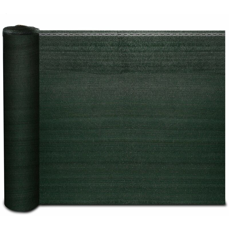 Couverture de clôture Anti regard Ultra résistant Marius Gris anthracite 100 cm x 30 m - Vert Foncé