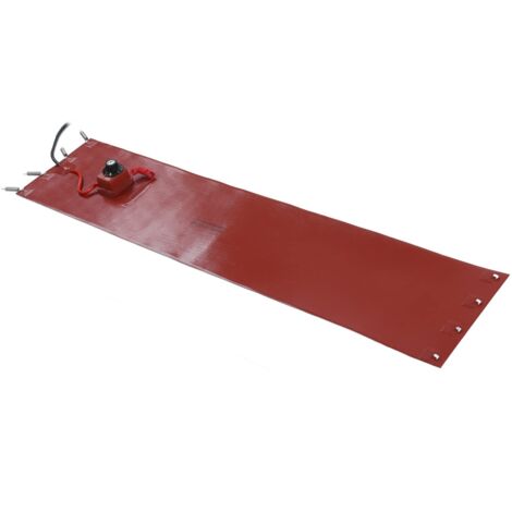 Couverture de Coussin Chauffant en Silicone pour Chauffe-fût à Huile en Métal 30-150 ° C 250 Mm  1140 Mm 50L 1200 W Chauffage en Silicone Flexible avec Thermostat à Affichage