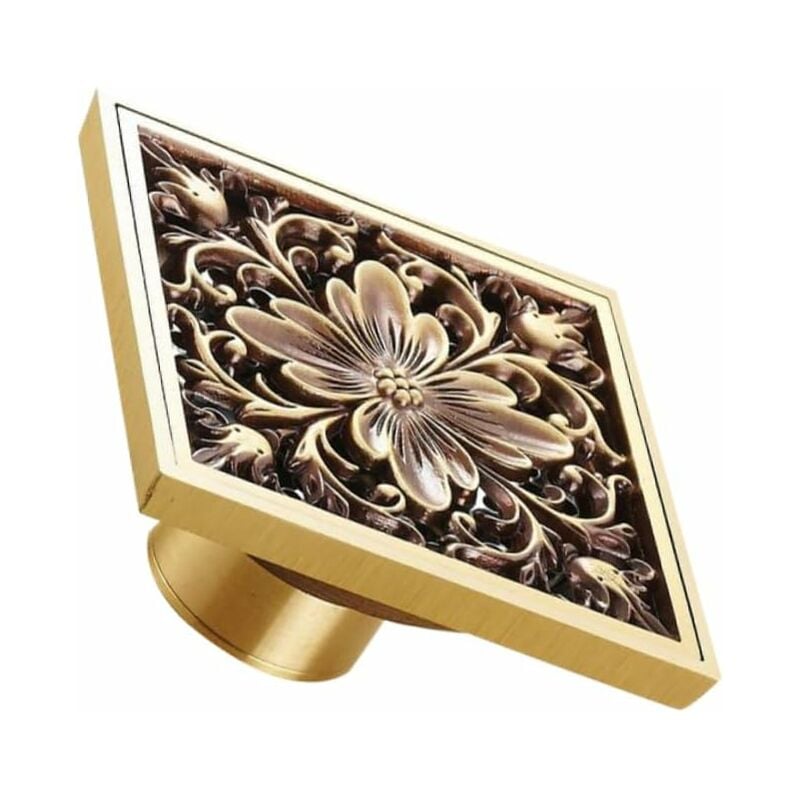 Couverture de drain de sol plancher filtre de drain de sol douche drain de sol néodyme bassin trou bouchon filtre Vintage drain de sol filtre cuivre