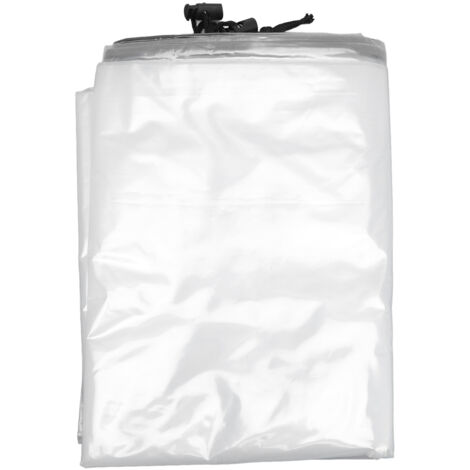 Couverture de Film pour plantes d'hiver, imperméable à la pluie, empêche le gel, sac d'abri en PE transparent pour l'extérieur 120x180cm/47.2x70.9in