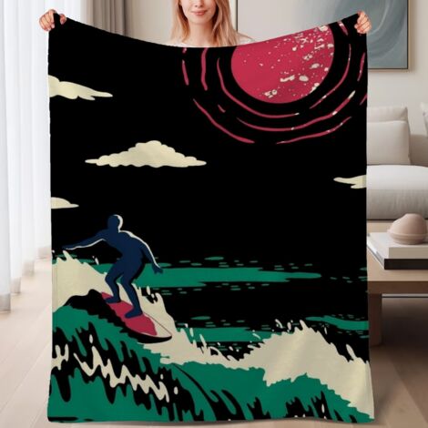 Couverture de lit en polaire chaude et douce, légère, cadeau pour hommes et femmes,6080 pouces