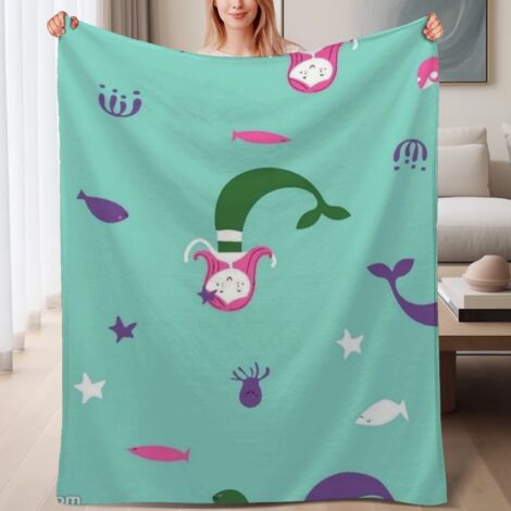 Couverture de lit en polaire, couverture de luxe douce en microfibre toutes saisons, décoration de chambre, cadeau pour femmes hommes, 6080 pouces