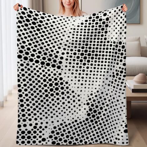 Couverture de lit en polaire, couverture légère et cosy en microfibre chaude pour le printemps, décoration de chambre à coucher, cadeau pour femmes et hommes, 6080 pouces