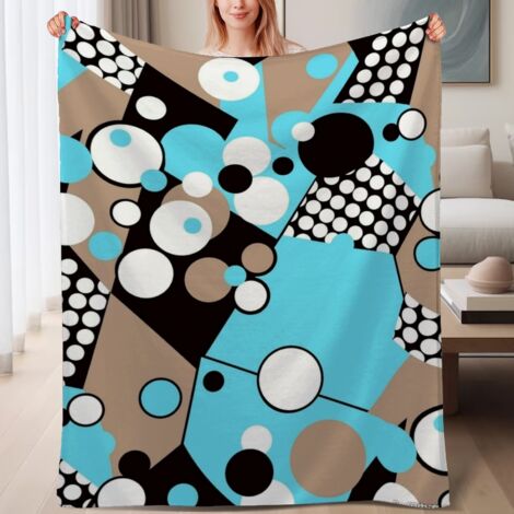 Couverture de lit en polaire, couverture légère et cosy en microfibre pour le printemps, décoration de salon, cadeau pour femmes et hommes, 6080 pouces