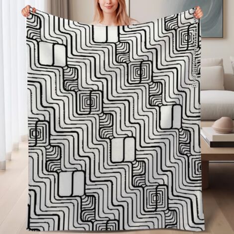Couverture de lit en polaire, douce et chaude en microfibre légère pour le printemps, décoration de chambre à coucher, cadeau parfait pour femmes et hommes, 6080 pouces