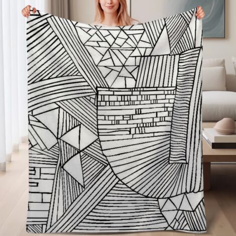 Couverture de lit en polaire, douce et chaude en microfibre légère pour le printemps, décoration de chambre à coucher, excellent cadeau pour femmes et hommes, 6080 pouces