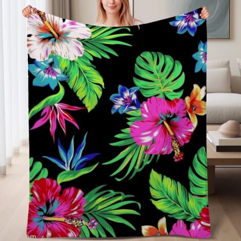 Couverture de lit en polaire, douce et chaude en microfibre légère pour le printemps, décoration de chambre, excellent cadeau pour femmes et hommes, 6080 pouces