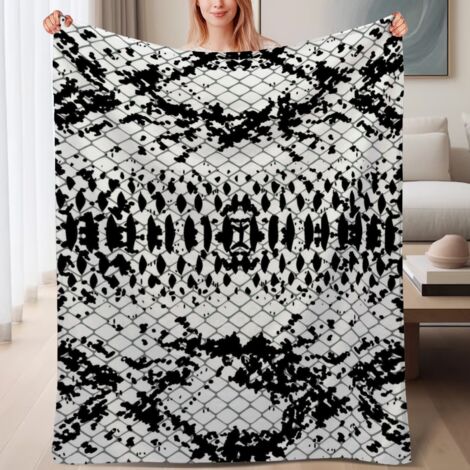 Couverture de lit en polaire, douce et chaude en microfibre légère pour le printemps, décoration de salon, cadeau parfait pour femmes et hommes, 6080 pouces