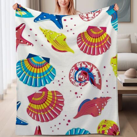 Couverture de lit en polaire, douce et chaude en microfibre printemps-été, décoration intérieure stylée, cadeau pour femmes et hommes, 6080 pouces
