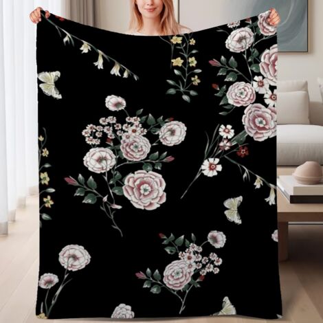 Couverture de lit en polaire, douce et chaude en microfibre toutes saisons, décoration intérieure, cadeau pour femmes et hommes, 6080 pouces