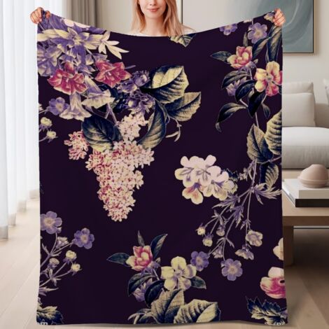 Couverture de lit en polaire, douce et chaude en microfibre toutes saisons, décoration intérieure, cadeau pour femmes et hommes, 6080 pouces