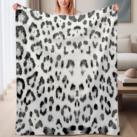 Couverture de lit en polaire douce et durable, chaude et légère en microfibre,6080 pouces