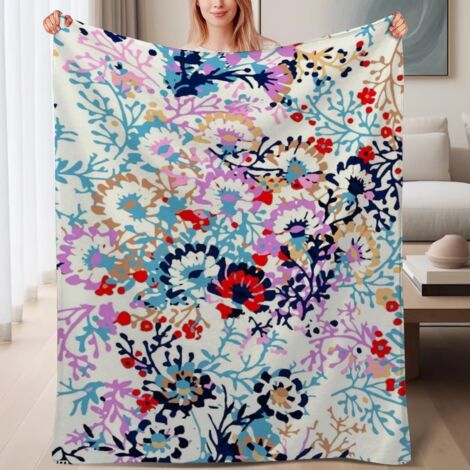 Couverture de lit en polaire, jeté doux et chaud de printemps, légère et luxueuse en microfibre de polyester, décoration intérieure, ajout élégant à la décoration intérieure, cadeau pour lui elle,6080